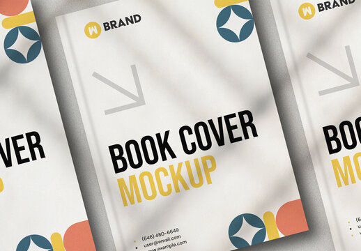 Soft Book Cover Mockup
