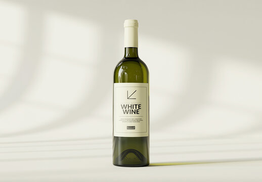 Wine Bottle Mockup
