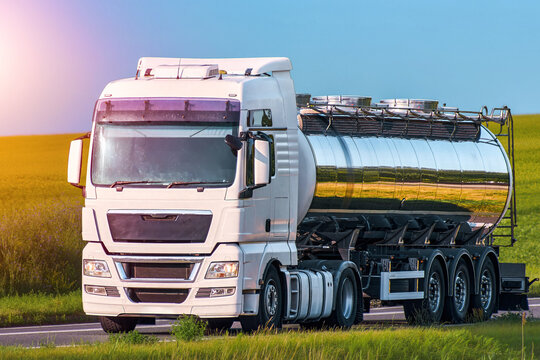 Long haul trucking delivering essential liquid products