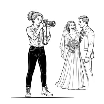 Deaf photographer shooting wedding for lifestyle blogs event photography websites