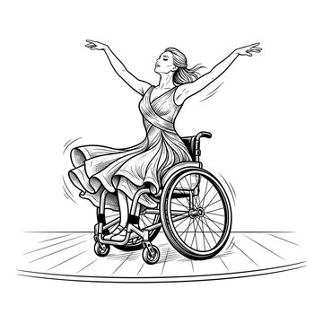 Wheelchair dancer performing on stage for inclusive arts blogs performance websites