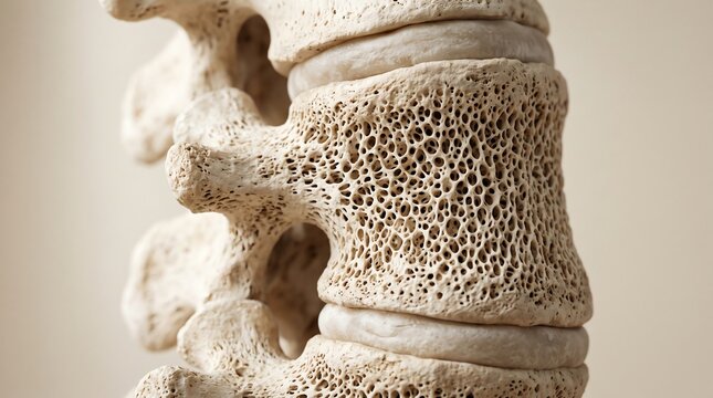 spine model, human vertebrae