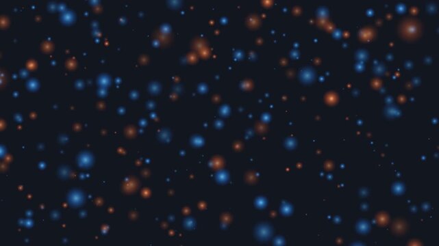 Glowing Neon Particle Swarm Seamless Motion Graphic
