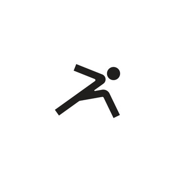 Runner app sport app vector logo design