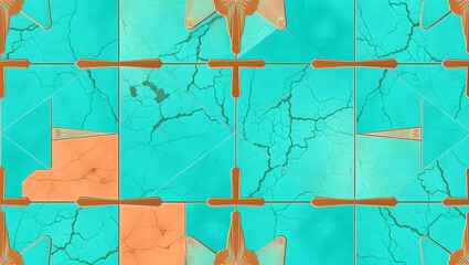 texture pattern vintage paper design map starfish vector