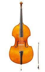 Fototapeta premium double bass and bow