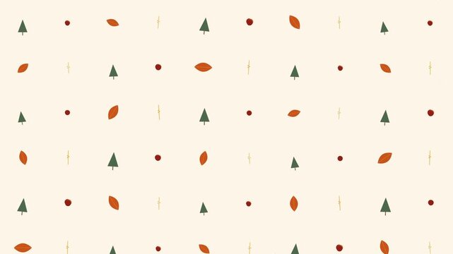 Seamless loop of vibrant geometric shapes, glowing triangles and circles in warm orange and deep red hues, floating in minimalist dark background, symbolizing modern abstract art and creative design