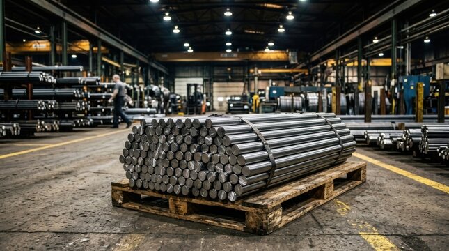 Stainless Steel Rods Container for CNC Milling Bar Cutting