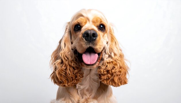 Happy Cocker Spaniel.