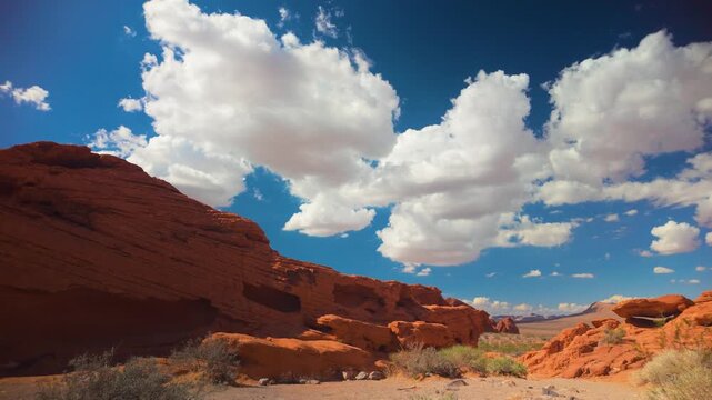 Valley of Fire State Park Red Rock Landscape, Nevada
