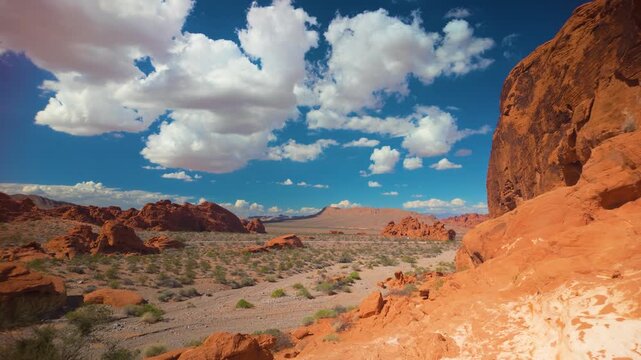 Valley of Fire State Park Red Rock Landscape, Nevada