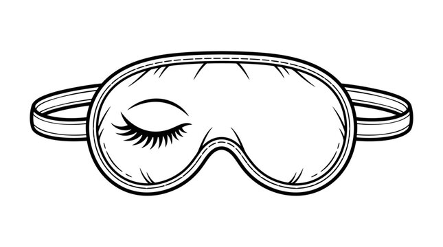Simple eye mask for sleep and relaxation
