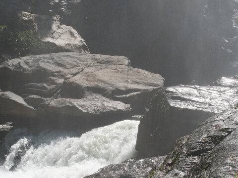 Heo Lom Waterfall phato district chumphon province high water volume	