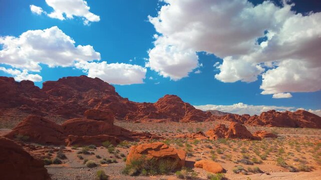 Valley of Fire State Park Red Rock Landscape, Nevada