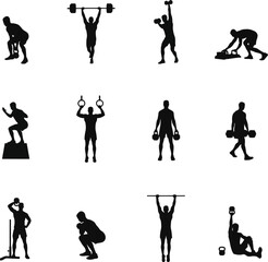 Obraz premium Weight Lifting Illustration