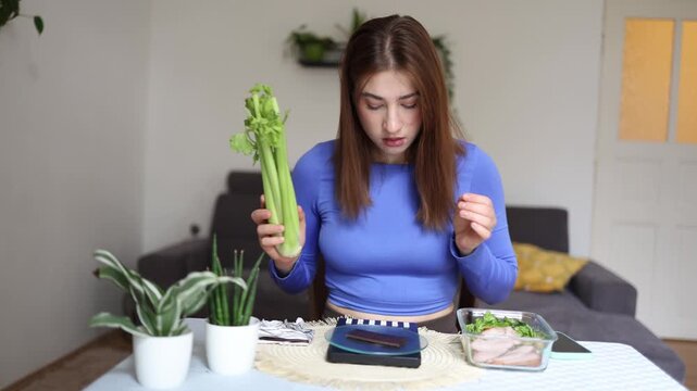 Choosing crisp celery over chocolate shows how strict calorie counting can reshape food choices turning favorite treats into guilty temptations every single day