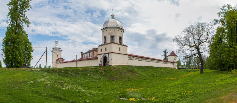Lyubcha Castle (also known as the Kishek and Radziwill Castle). Lyubcha, Novogrudok District, Grodno Region, Republic of Belarus