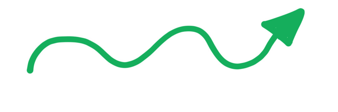 vector illustration of a made hand arrow	