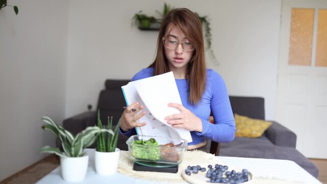 Calorie tracking becomes a strict daily routine as one determined woman records every ingredient and portion while following a highly controlled weight loss plan each day
