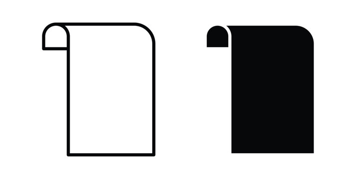 Scroll icon outline art kit