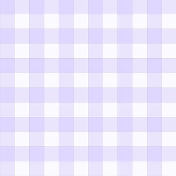 Seamless gingham pattern in soft lavender and white. Gentle checkered design perfect for textiles, stationery, baby decor, and pastel-themed projects.
 