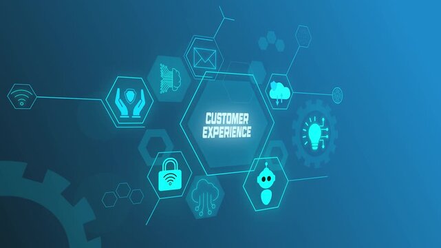 Customer Experience Motion Graphics for Corporate Business Engagement.