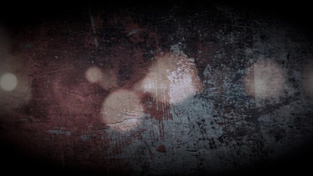 Soft glowing firefly orbs drifting slowly across textured background in mesmerizing ambient video