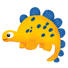 stegosaurus cartoon dinosaur cute © Fia