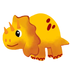 Fototapete Dinosaurier funny cartoon dinosaurus  © Fia