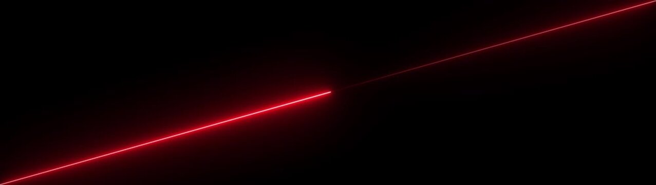 Glowing neon white slashing effects animation isolated on black background, 4k quality neon line animation video.