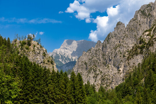 Aussicht von Johnsbach im Nationalpark Ges&auml;use, Steiermark