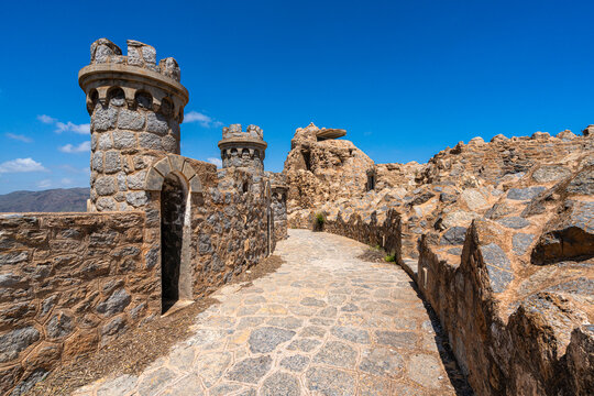 Scenic view at the Bateria de Castillitos, near Cartagena, Region of Murcia, Spain.