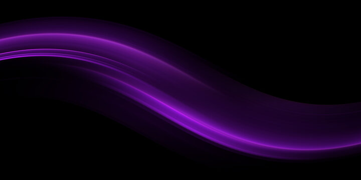 Modern abstract purple wave on dark background, tech banner, corporate business concept, hi-tech abstract background.