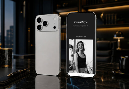 Phone Screen Mockup Template