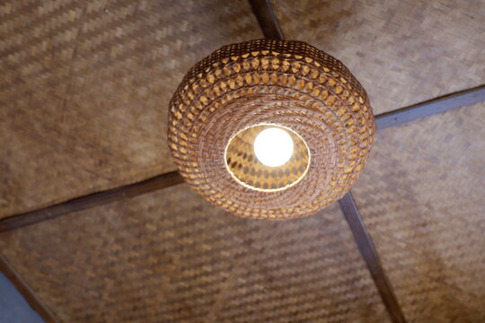ceiling lamp in the old town