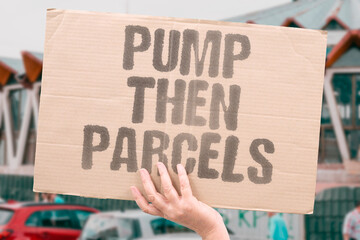 "Pump Then Parcels" Fuel inflation travels from forecourts to deliveries. PUMP. DELIVERY. INFLATION. SHIPPING. PRICES. © AndriiKoval