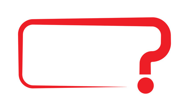 question mark in a box