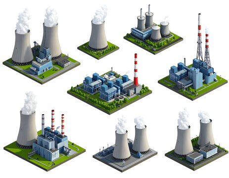 Isometric Power Plants. (1)