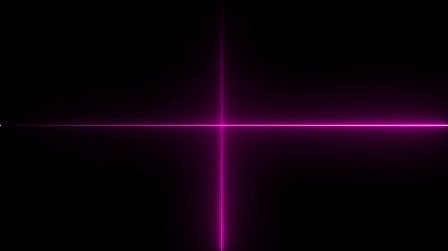 Neon plus symbol line 4k animation background. full screen neon line. glowing neon line plus animated isolated on black background.. 4k animation motion graphics video.