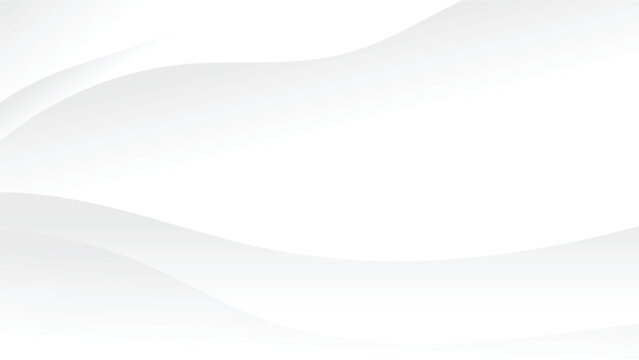 abstract white background with wavy lines and color gradient decoration