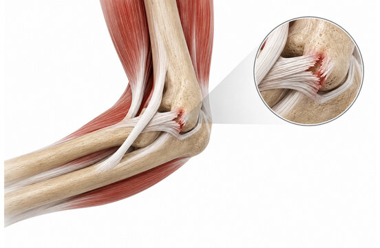 Elbow Ulnar Collateral Ligament Tear With Magnified UCL Rupture