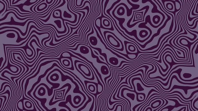 Symmetrical Kaleidoscope Geometric Abstract Loop in Ultra HD 4K