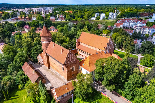 The Olsztyn Castle in the Warmian Masurian Voivodeship, Poland