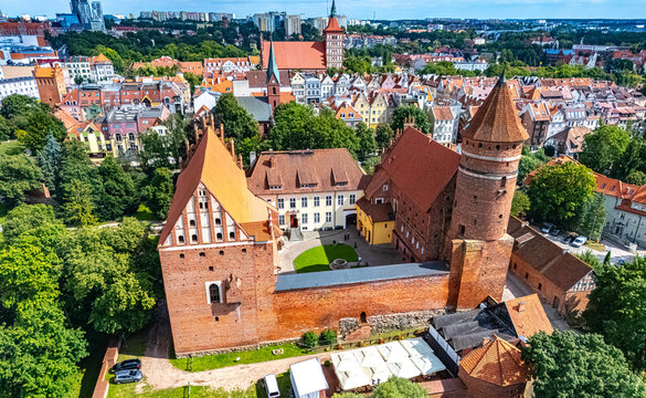 The Olsztyn Castle in the Warmian Masurian Voivodeship, Poland
