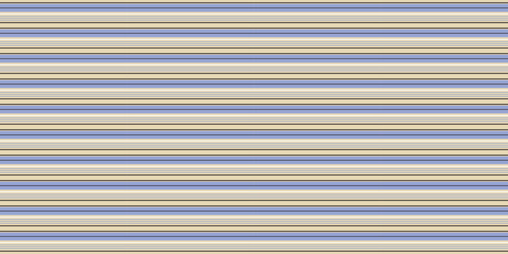 Horizontal Striped Seamless Vector Pattern in Soft Pastel Blue and Beige Neutral Tones for Modern Textile Background