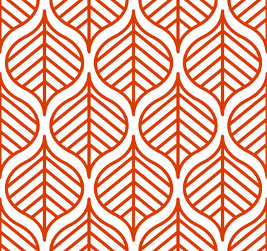 Hand drawn indian motifs floral pattern, background with leaves
