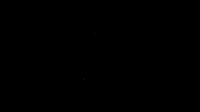 Pixel and neon letter I with alpha channel, alphabet with alpha channel