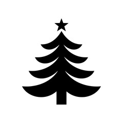 Fototapeta premium Highly detailed vintage engraved Christmas tree illustration in elegant black and white. Featuring ornate ornaments, ribbons, pine cones, gift boxes, and festive decorations in an antique engraving st