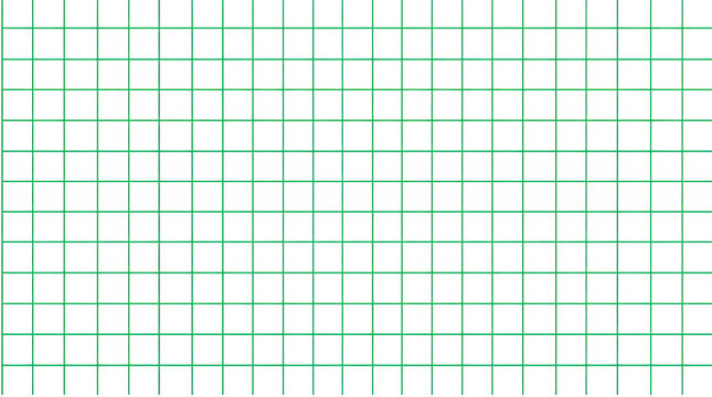 Green grid pattern on transparent background