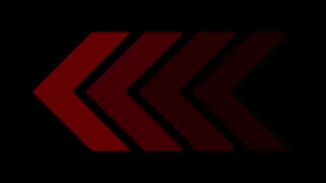 Arrow icon concept animation, arrows sign right to left animation concept, arrow loop animation left direction concept, arrow loading icon animation